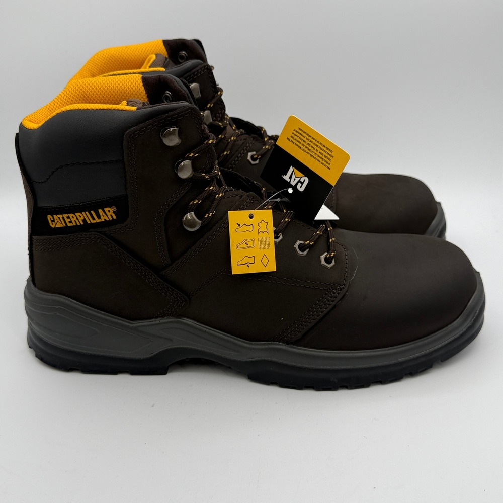 Caterpillar Striver Shoes Men Size 13 Brown Work P51088